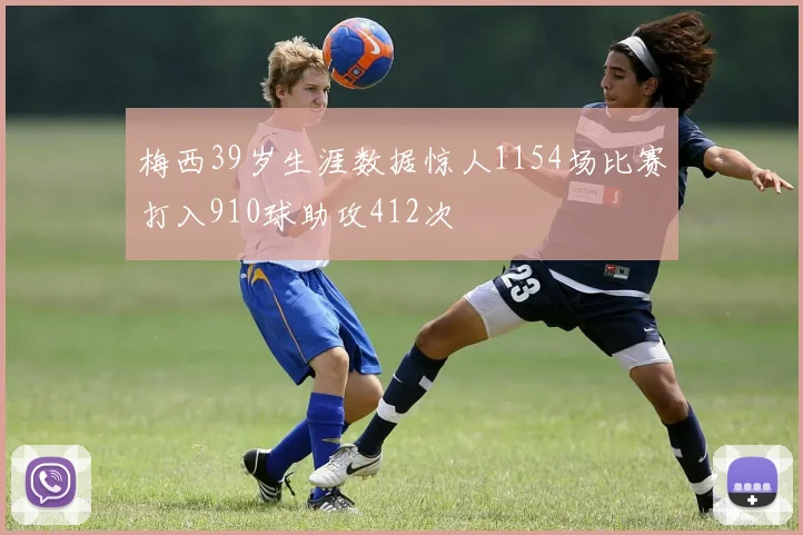梅西39岁生涯数据惊人1154场比赛打入910球助攻412次