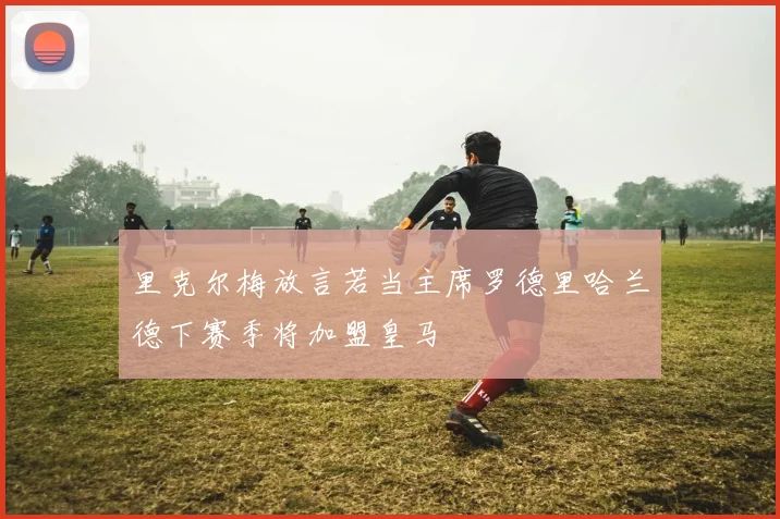 里克尔梅放言若当主席罗德里哈兰德下赛季将加盟皇马